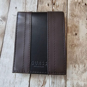 Men's Guess Wallet Brown Black One size